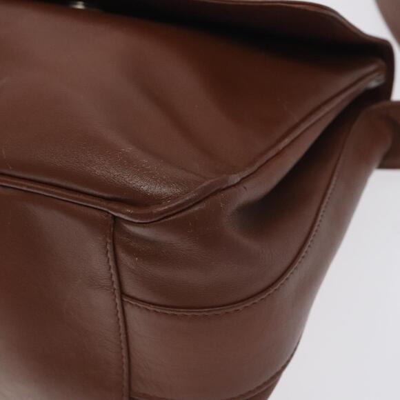 GUCCI Bamboo Shoulder Bag Leather Brown Gold 001 14 001 14 - Picture 10 of 16